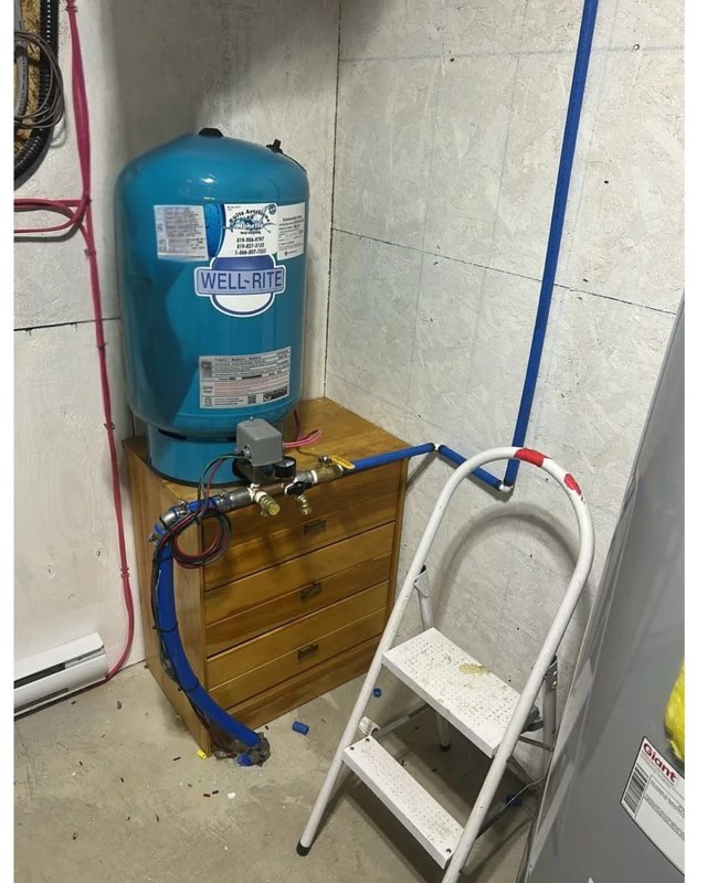 Pressure tank and piping